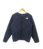 ザノースフェイス THE NORTH FACE ゼファーカーディガン キルティングジャケット 中綿 ジップアップ ロゴ刺繍 アウトドア 男の子 女の子 ボーイズ ガールズ 150 紺 ネイビー NYJ81728 /MN3 ■GY19