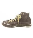 コンバース CONVERSE ALL STAR EUROPEAN HI スニーカー ハイカット レースアップ レザー 28.5cm 茶 ブラウン 1J857 /AO1 ■GY01