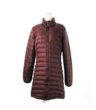 パタゴニア Patagonia ダウンコート ロング丈 スタンドカラー ダブルジップ アウトドア M 赤 レッド ボルドー 28355F9 /CK19 ■GY03