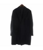エルメネジルドゼニア Ermenegildo Zegna Su Misura スミズーラ カシミヤ100% チェスター コート ロング シルク裏地 総裏地 56 XL 黒 ブラック ■GY19 /MQ
