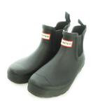 ハンター HUNTER Original Chelsea Boots レインシューズ ショート サイドゴア ロゴ 4 23cm 黒 ブラック WFS2078RMA /AO2 ■GY19