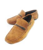 オロビアンコ OROBIANCO ドライビングシューズ デッキシューズ モカシン スエード ステッチ レザー 革 コイン 41 26.0cm 茶 ブラウン /CK6 ■GY01