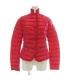 モンクレール MONCLER LIZA ダウンジャケット アウター ナイロン ハイネック ロゴ ワッペン 0 S ピンク /XZ ■GY19