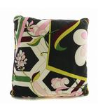 エミリオプッチ EMILIO PUCCI クッション インテリア ベロア プッチ柄 総柄 マルチカラー /XZ ■GY19