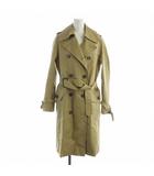 マッキントッシュ MACKINTOSH トレンチコート 長袖 ロゴ ロング 総裏地 34 XS ベージュ ■GY19 /MQ