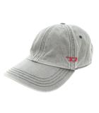 ディーゼル DIESEL C-LIB-4 帽子 キャップ 野球帽 BBキャップ ベースボールキャップ デニム生地  オーバルD 刺繍 2 M グレー A09041 0QWTU /AH3 ■GY19