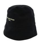 ステラマッカートニー STELLA McCARTNEY バケットハット バケハ 帽子 ロゴ キャンバス 57 黒 ブラック /JS ■GY19