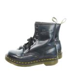 ドクターマーチン DR.MARTENS 8ホールブーツ ショートブーツ レースアップ レザー エアクションソール ロゴ 型押し 3 22cm 紺 ネイビー 11821 /MN9 ■GY19