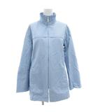 バーバリー ロンドン BURBERRY LONDON ジップアップジャケット 裏地ノバチェック 40 水色 ライトブルー /GV ■GY19