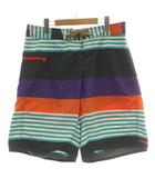 パタゴニア Patagonia 2011年製 ウェーブフェアラボードショーツ Wavefarer Board Shorts 水着 サーフパンツ ハーフパンツ ショート ナイロン 総柄 ロゴ 32 M マルチカラー 86556SP11 /XZ ■GY01