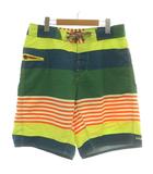 パタゴニア Patagonia 2012年製 ウェーブフェアラボードショーツ Wavefarer Board Shorts 水着 サーフパンツ ハーフパンツ ショート ナイロン 総柄 ロゴ 32 M マルチカラー 86556SP12 /XZ ■GY01
