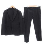 ベルベスト Belvest TOMORROWLAND別注 セットアップ スーツ ジャケット パンツ 背抜き シングル センタープレス 紺 ネイビー 春夏 /AE ■GY19