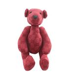 グッチ GUCCI ぬいぐるみ 人形 テディベア クマ GGキャンバス 総柄 赤 レッド /XZ ■OH ■GY19