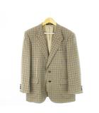 ハウスチェック テーラードジャケット ウール 起毛 総裏地 100 BE 6 グレー /CK10 ■GY12