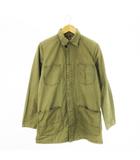 ナノユニバース nano universe × リー Lee カバーオール ミリタリージャケット 比翼 ヴィンテージ加工 M 緑 カーキ /CK6 ■GY12