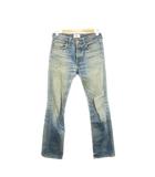 リーバイス Levi's ヴィンテージ 501 デニムパンツ ジーンズ ストレート ボタンフライ ダメージ加工 ウォッシュ加工 28 青 ブルー /MN8 ■GY12