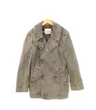 エドウィン EDWIN デニムトレンチ コート ジャケット ウォッシュ加工 ヴィンテージ加工 L グレー /AH19 ■GY12