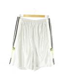 アディダスオリジナルス adidas originals Adilenium シーズン 2 メガブレイクショーツ ハーフパンツ ジャージ スリーストライプス トレフォイルロゴ スポーツ XL シルバーカラー JM9657 /AO21 ■GY12