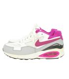 ナイキ NIKE AIR MAX ST エアマックスST スニーカー シューズ レースアップ ロゴ スポーツ 24cm 白 ホワイト 紫 パープル 705003-103 /AH4 ■GY12