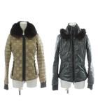 デュベティカ DUVETICA Marpessa ダウンジャケット ベージュ カーキ リバーシブル ファー /PP ■GY19