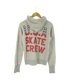 Jack スウェットパーカー 38 グレー バックプリント USA SKATE CREW 星 スター WM1113 /AO17 ■GY03