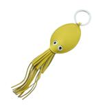 エルメス HERMES K刻印 25年製 プティアッシュ petit h プルプ Poulpe タコ キーホルダー バッグチャーム ヴォーエプソン雄仔牛革 ジョーヌナプル 黄 イエロー /KW ■OH ■GY20