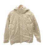 ザノースフェイス ホワイトレーベル THE NORTH FACE WHITE LABEL AIR HEAT DOWN ダウンジャケット フーディー ブルゾン ロゴ刺繍 S 白 ホワイト NJ2DN50C /FF