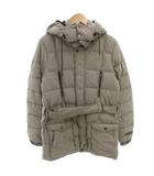 タトラス TATRAS ダウンコート ジャケット ブルゾン 03 グレー フード付き ベルト付き /FF ■GY19