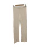 ベアフットドリームス BAREFOOT DREAMS フロント スリット パンツ コージーシックウルトラライト イージー ゴムウエスト スリム S オフホワイ /FF