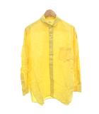 ティッカ TICCA シャツ 麻 リネン 長袖 F イエロー TBBS-305 /FF ■GY19