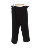 エルメス HERMES マルジェラ期 パンツ スラックス ワイド ストレート 黒 ブラック /FF ■GY64
