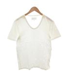 Tシャツ 46 白 ホワイト Vネック 半袖 S30GC0418 /FF ■GY03
