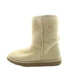 アグ オーストラリア UGG australia 5800 ムートンブーツ ショート ロゴ スエード M7 25cm ベージュ ■GY03 /MQ