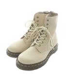 ドクターマーチン DR.MARTENS 1460 PASCAL 8ホールブーツ ショート レザー レースアップ UK3 22㎝ ベージュ /XZ ■GY19