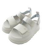 アグ UGG ゴールデングロウ GoldenGlow サンダル プラットフォーム ストラップ US5 22㎝ ベージュ 1152685 /XZ ■GY19