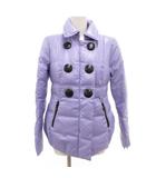 モンクレール MONCLER 45550 AMANDINE ダウンジャケット ブルゾン ダブルボタン ジップアップ 0 紫 パープル /JS ■GY19