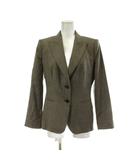 マックスマーラ MAX MARA テーラードジャケット ウール pure new wool 36 茶 ブラウン 長袖 /PP ■GY42