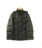 ザ スコッチ ハウス The Scotch House ダウンジャケット ジップアップ L ブラック /HK ■GY42