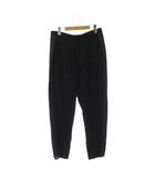 アクネ Acne スラックス パンツ サイドライン テーパード タック 36 ブラック /HK ■GY99