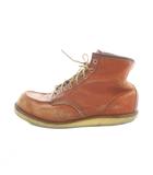 レッドウィング REDWING 8875 USA製 11年製 アイリッシュセッター ワークブーツ モックトゥ レザー ロゴ 28cm オレンジ 茶 ブラウン ■GY18 /MQ