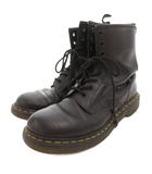 ドクターマーチン DR.MARTENS 8ホールブーツ レースアップ ショート レザー 黒 ブラック /FF ■GY01
