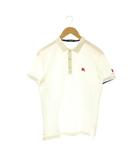 バーバリーブラックレーベル BURBERRY BLACK LABEL ポロシャツ ロゴ刺繍 3 ホワイト /ES ■GY01