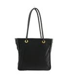 セリーヌ CELINE ヴィンテージ トートバッグ ハンド ナイロン レザー サークルロゴ 黒 ブラック /XZ ■OH ■GY19