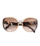 プラダ PRADA 眼鏡 サングラス セルフレーム グラデーション バタフライ トライアングルロゴ 57□16-135 茶色 ブラウン ピンク SPR15O /XZ ■GY19