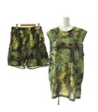 ナイキ NIKE セットアップ タンクトップ ショートパンツ AS M NK DF TEE RLGD SL AOP CAM L 緑 グリーン 迷彩 カモ柄 ノースリーブ  カットソー ドライフィット FZ8037-386 FZ0743-386 /PP