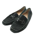 コールハーン COLE HAAN タリードライバー ドライビングシューズ スエード 7B 黒 ブラック /SS ■OS ■GY19