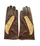セルモネータ Sermoneta グローブス gloves グローブ 手袋 レザー 6.5 茶 ブラウン /SS ■OS ■GY19