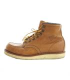 レッドウィング REDWING 875 アイリッシュセッター ワークブーツ レースアップ USA製 レザー ロゴ 9 茶 ブラウン ■GY42 /MQ