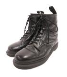 ドクターマーチン DR.MARTENS ワークブーツ 8ホール レースアップ 黒 ブラック /JS ☆AA★ ■GY03