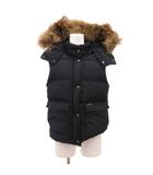 ウールリッチ WOOLRICH ダウンベスト ジャケット ラクーンファー S 濃紺 ダークネイビー /JS ■GY19